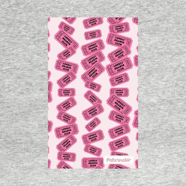 lonely hearts club ticket by DonnieDiamandis